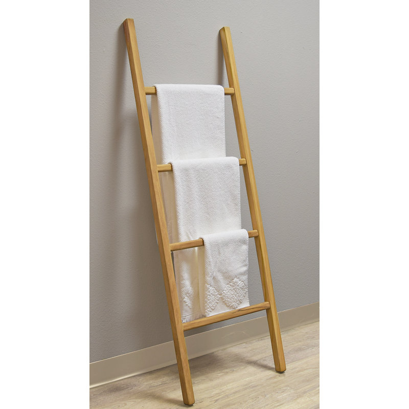 Asta Furniture, Inc. Spa Teak Ladder Towel Rack & Reviews